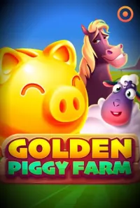 golden piggy farm slot logo